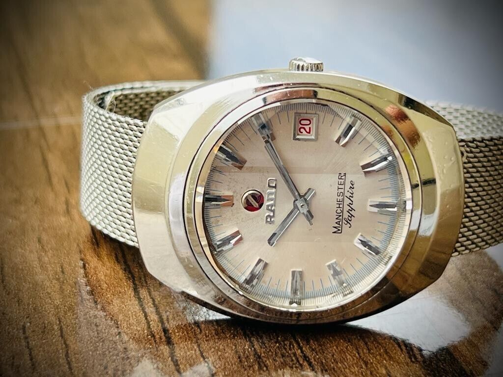 Vintage Rado Manchester 35mm Automatic Gents Watch, Swiss Made - Grab A Watch Co