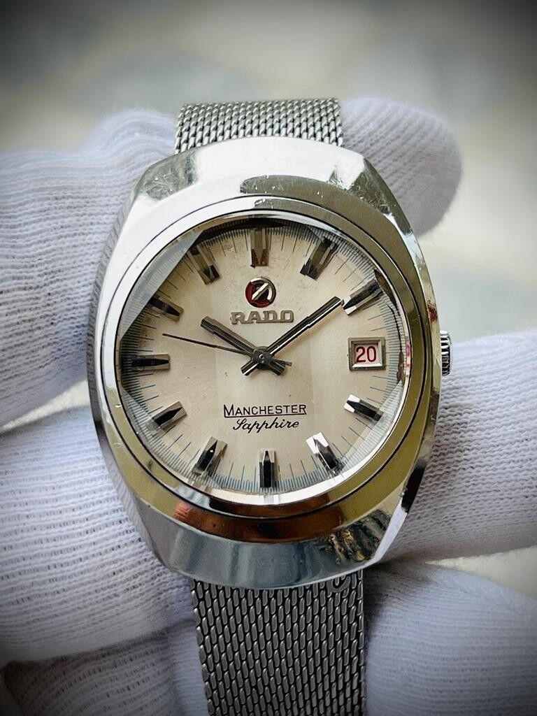 Vintage Rado Manchester 35mm Automatic Gents Watch, Swiss Made - Grab A Watch Co