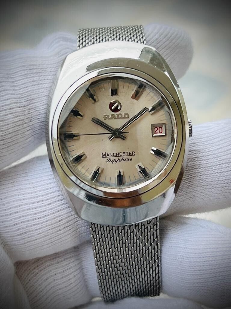 Vintage Rado Manchester 35mm Automatic Gents Watch, Swiss Made - Grab A Watch Co