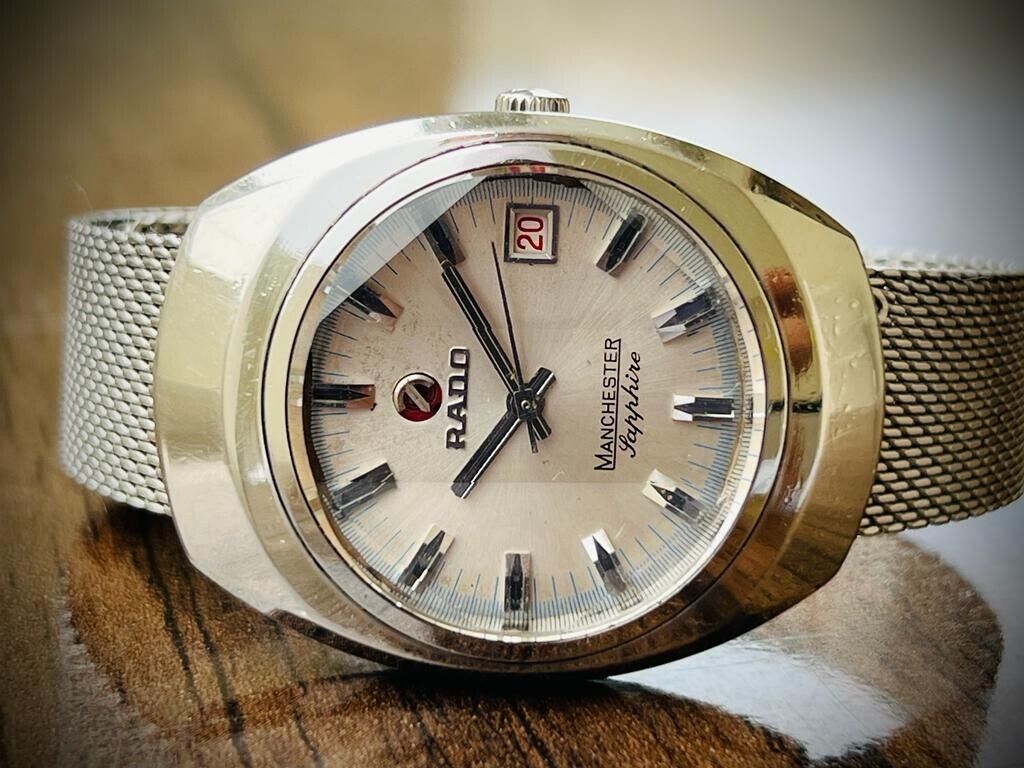 Vintage Rado Manchester 35mm Automatic Gents Watch, Swiss Made - Grab A Watch Co