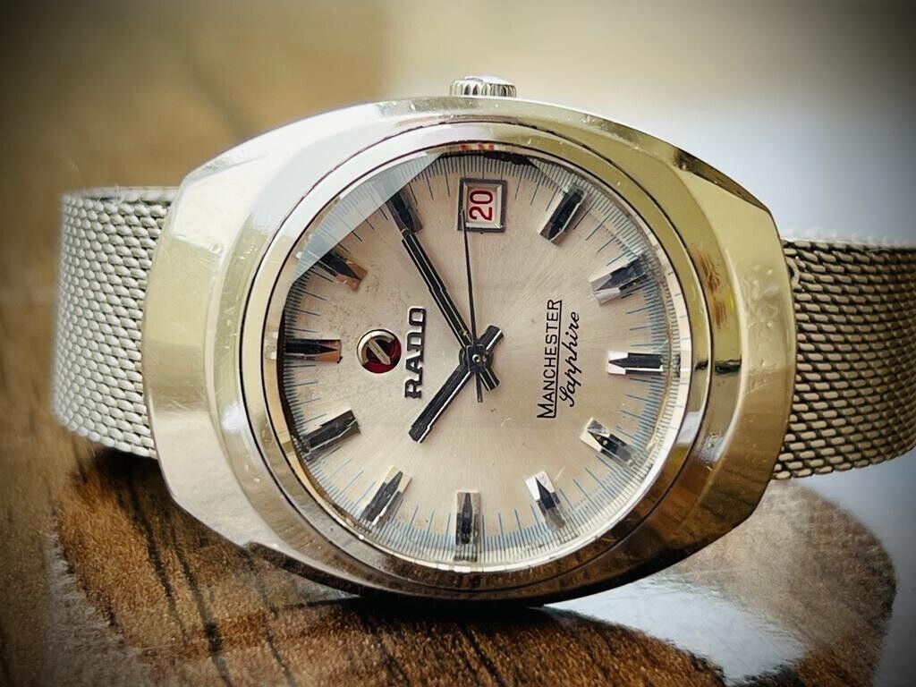 Vintage Rado Manchester 35mm Automatic Gents Watch, Swiss Made - Grab A Watch Co