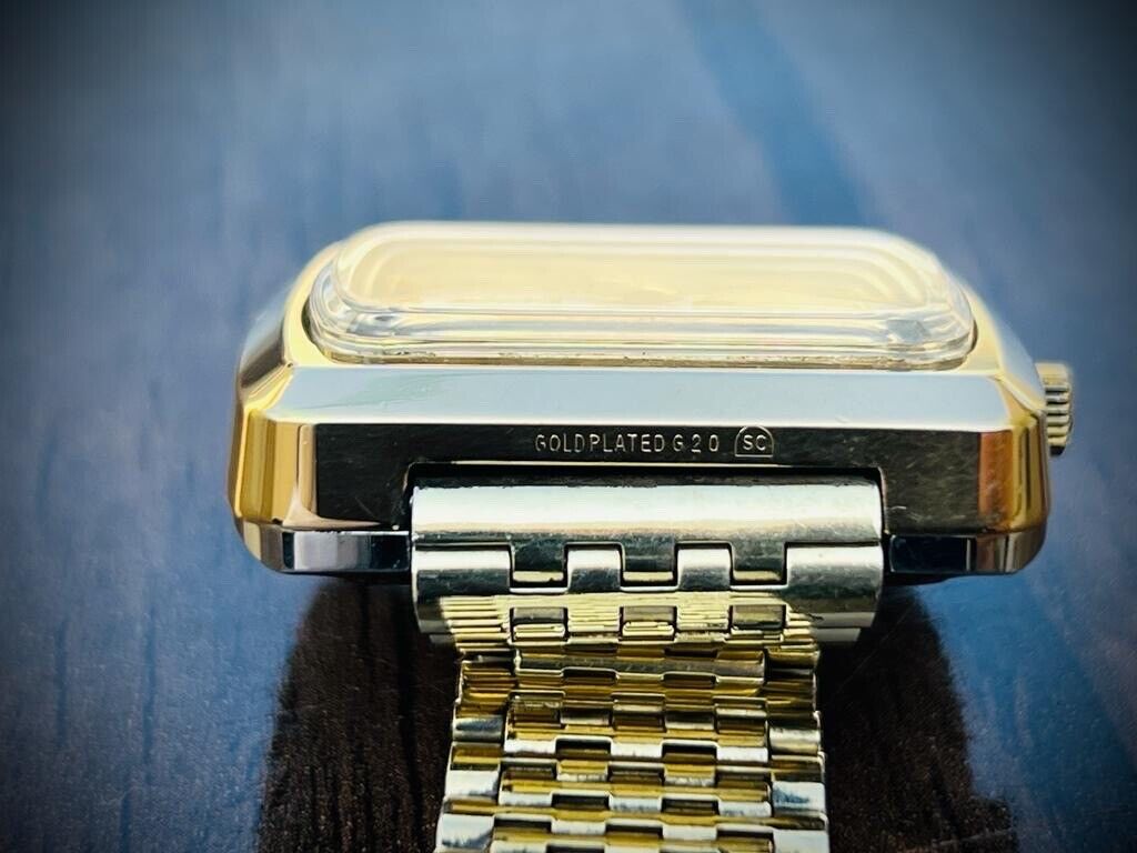 Vintage Rado NCC 101 TV Shape Jumbo Automatic Gents Watch, Swiss Made, Perfect - Grab A Watch Co