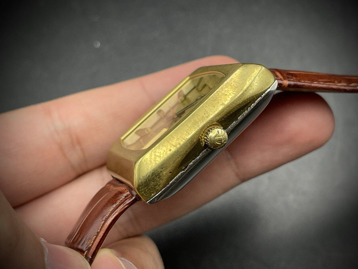 Vintage Rado NCC 505 Gold 35mm Automatic Gents Rare Watch, Swiss Made - Grab A Watch Co