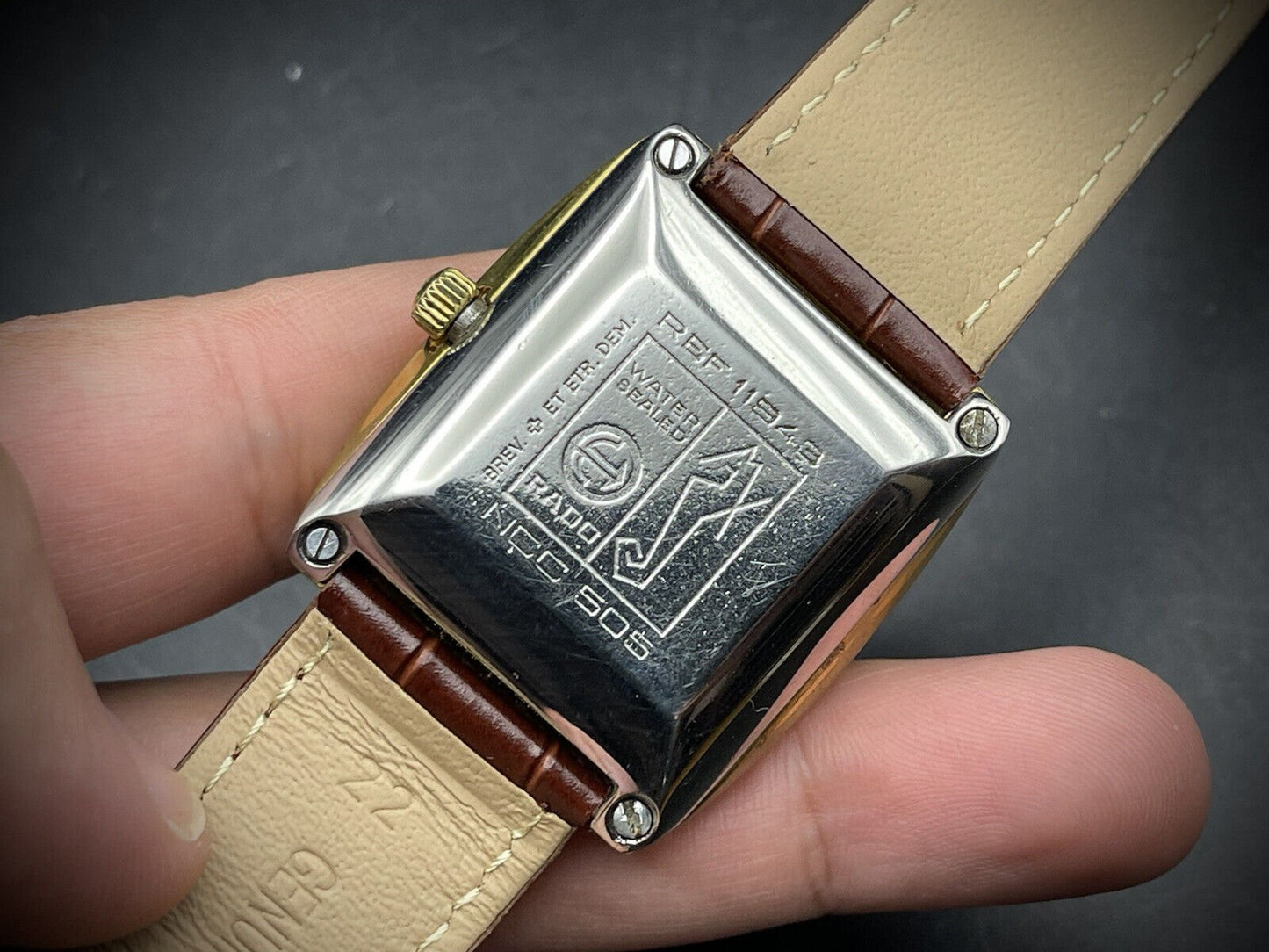 Vintage Rado NCC 505 Gold 35mm Automatic Gents Rare Watch, Swiss Made - Grab A Watch Co