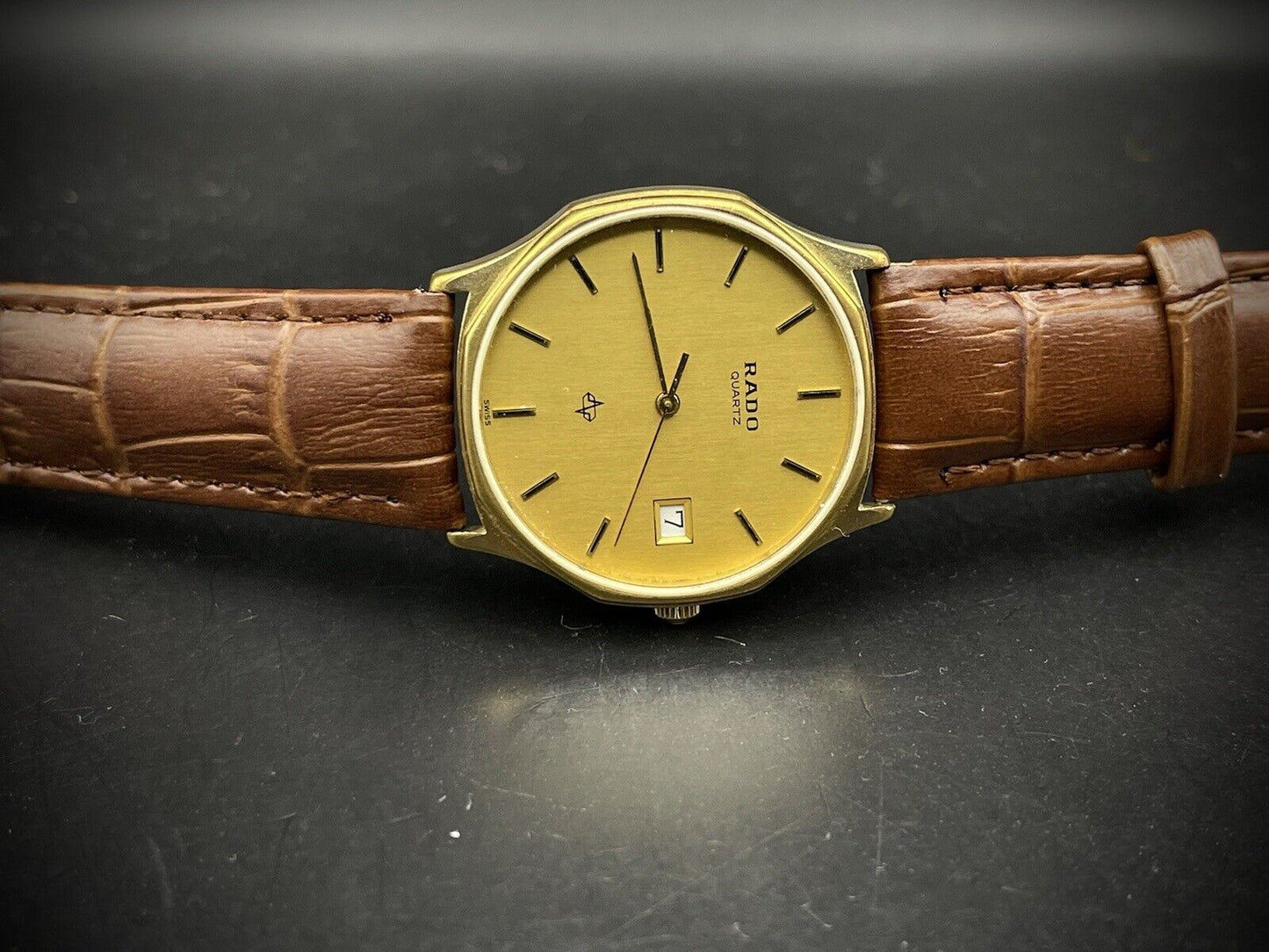 Vintage Rado Quartz Slim Dress Watch, 31mm Gents Watch, Gift, Swiss Made,Perfect - Grab A Watch Co