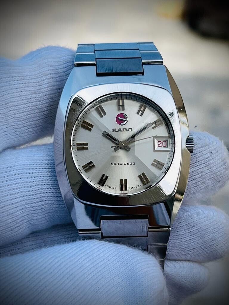 Vintage Rado Scheidegg 36mm Automatic Gents Watch, Swiss Made - Grab A Watch Co