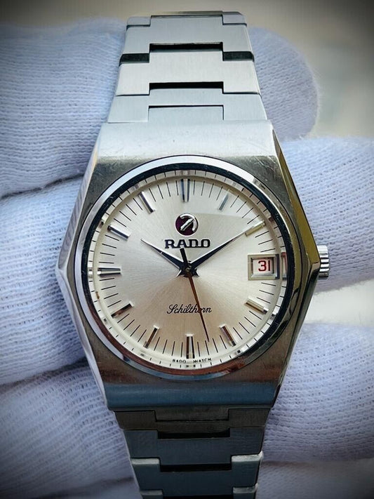 Vintage Rado Schilthron NOS 36mm Automatic Gents Watch, Swiss Made - Grab A Watch Co