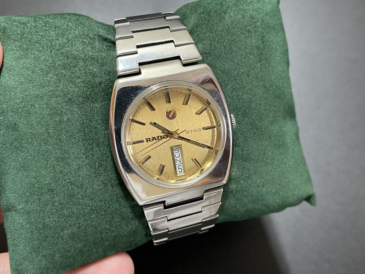 Vintage Rado STAG Automatic Gents Watch, 35mm Dress Watch, Swiss Made - Grab A Watch Co