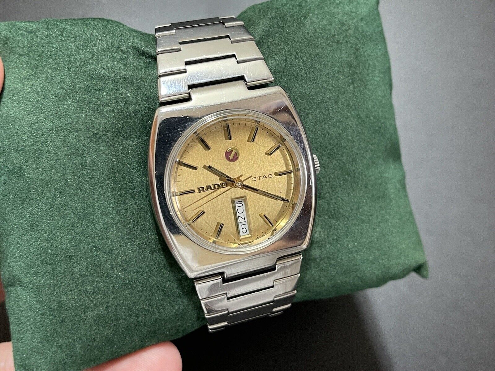 Vintage Rado STAG Automatic Gents Watch, 35mm Dress Watch, Swiss Made - Grab A Watch Co