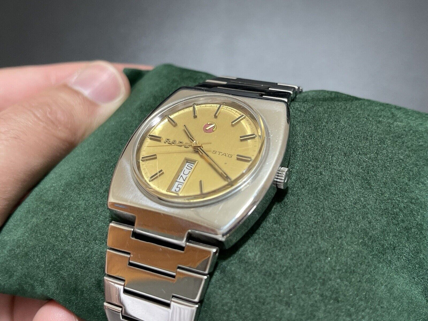 Vintage Rado STAG Automatic Gents Watch, 35mm Dress Watch, Swiss Made - Grab A Watch Co