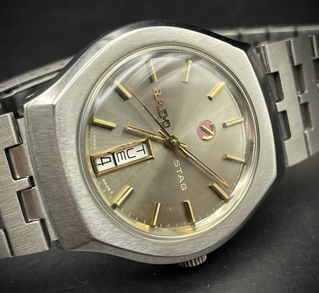 Vintage Rado STAG Automatic Gents Watch, 35mm Perfect Watch, Swiss Made - Grab A Watch Co