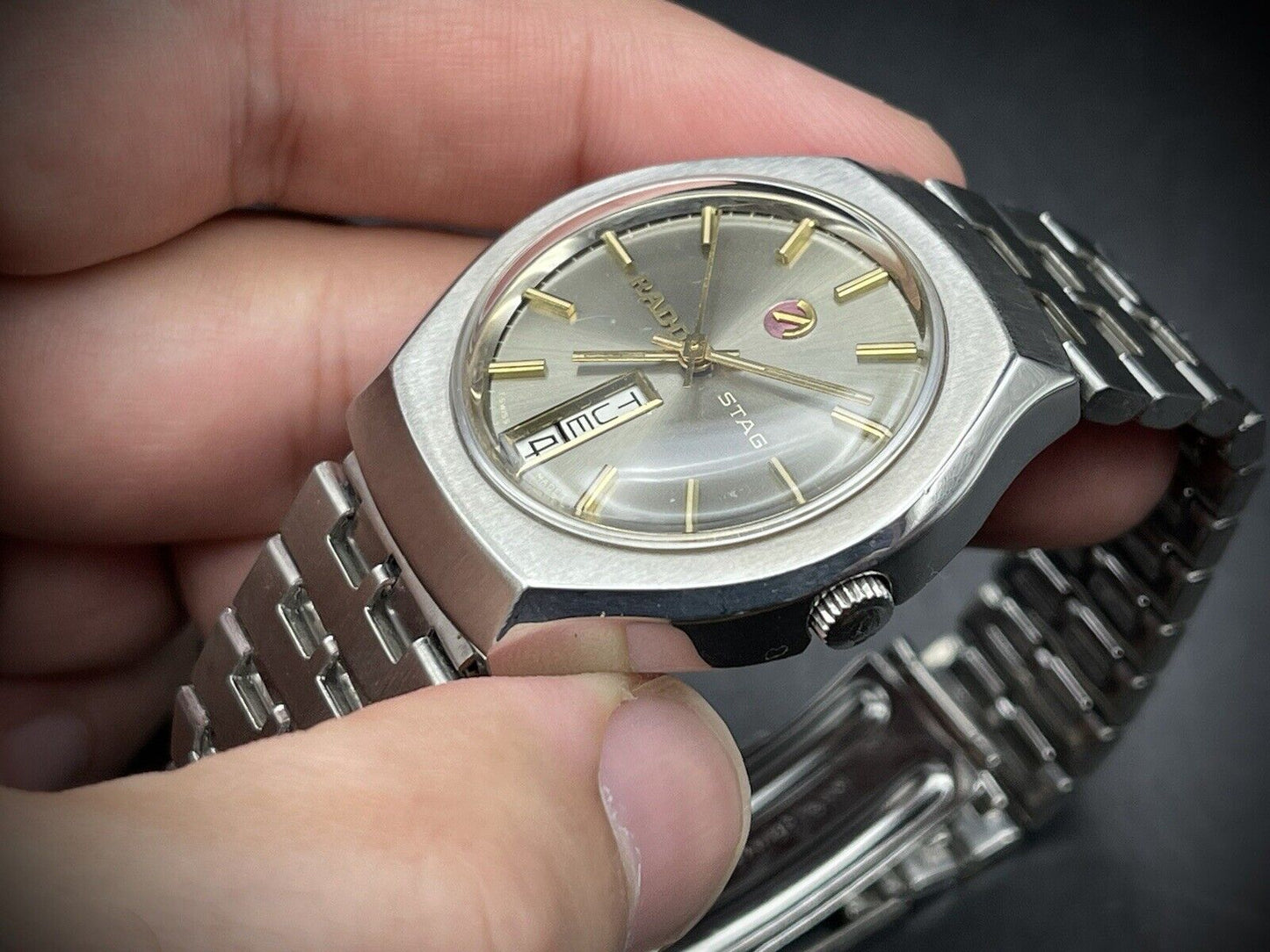 Vintage Rado STAG Automatic Gents Watch, 35mm Perfect Watch, Swiss Made - Grab A Watch Co