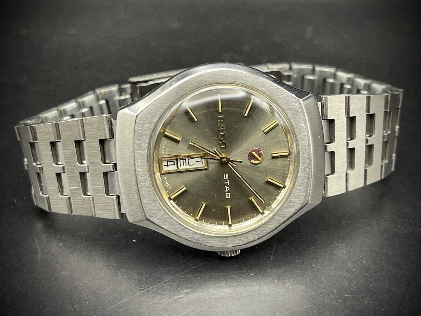 Vintage Rado STAG Automatic Gents Watch, 35mm Perfect Watch, Swiss Made - Grab A Watch Co