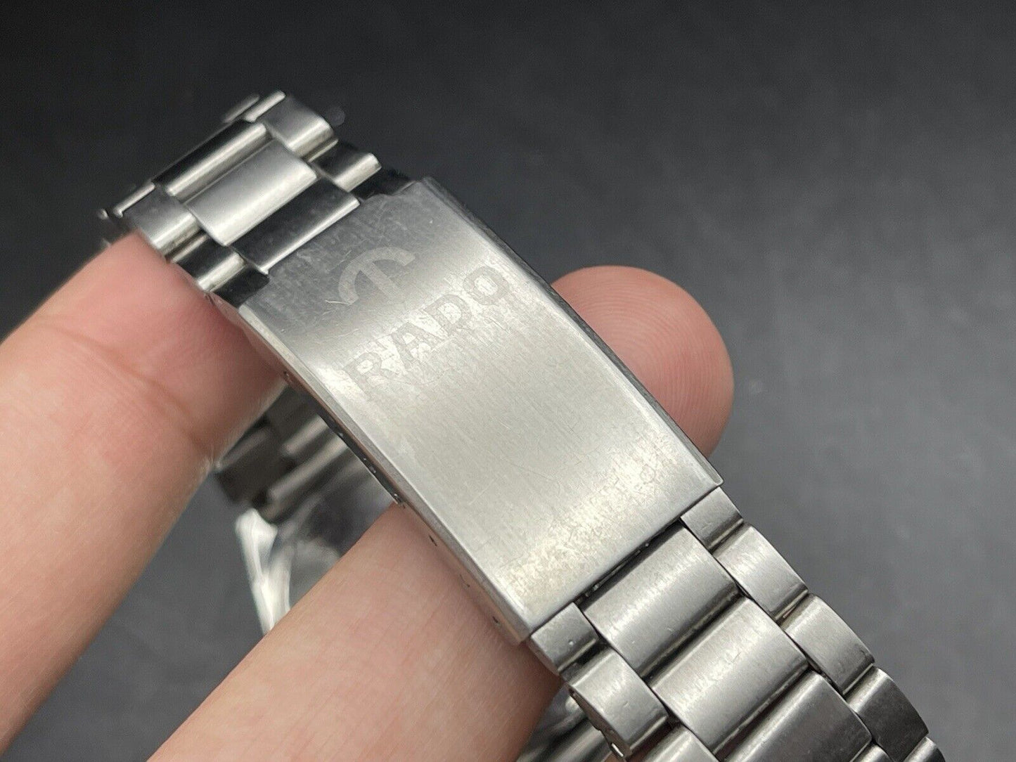 Vintage Rado Voyager Black Diamond Dial Automatic Gents Watch, 38mm, Swiss - Grab A Watch Co