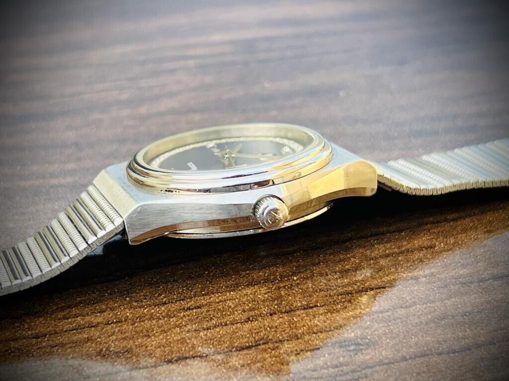 Vintage Rado Voyager Blue Diamond Dial Automatic Watch, Swiss Made, Rare - Grab A Watch Co