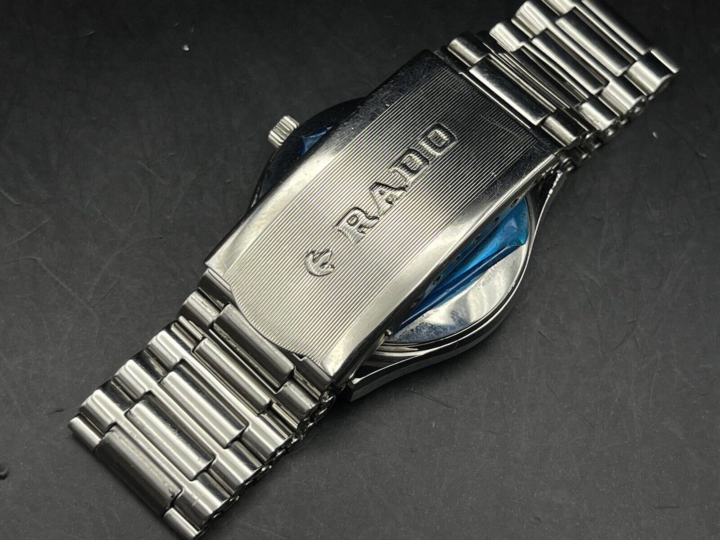 Vintage Rado Voyager Diamond Dial Rare Automatic Gents Watch, 35mm, Swiss Made - Grab A Watch Co