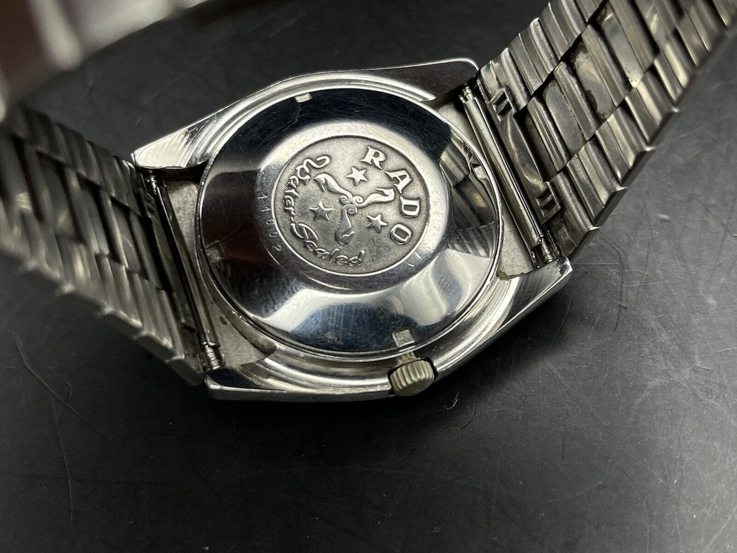 Vintage Rado Voyager Diamond Dial Rare Automatic Gents Watch, Gift, Swiss Made - Grab A Watch Co