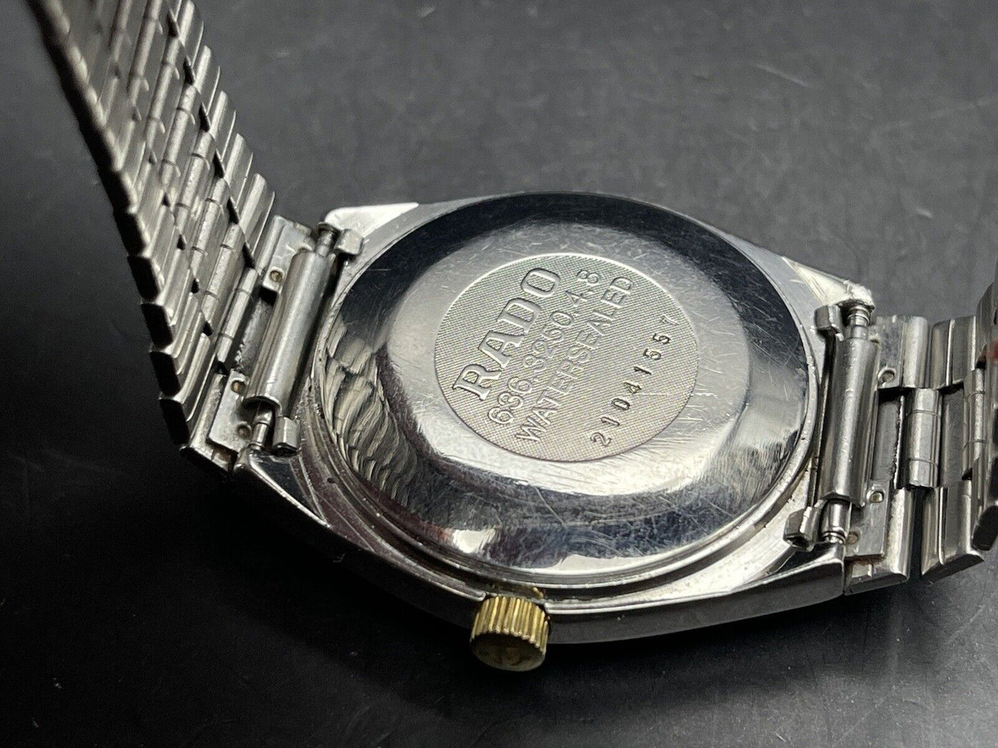 Vintage Rado Voyager Gold Dial Automatic Gents Watch, 38mm, Gift Watch, Swiss - Grab A Watch Co