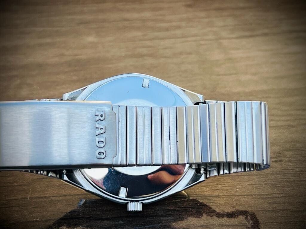 Vintage Rado Voyager Gold Diamond Dial Automatic Gents Watch, 37mm Big Size - Grab A Watch Co