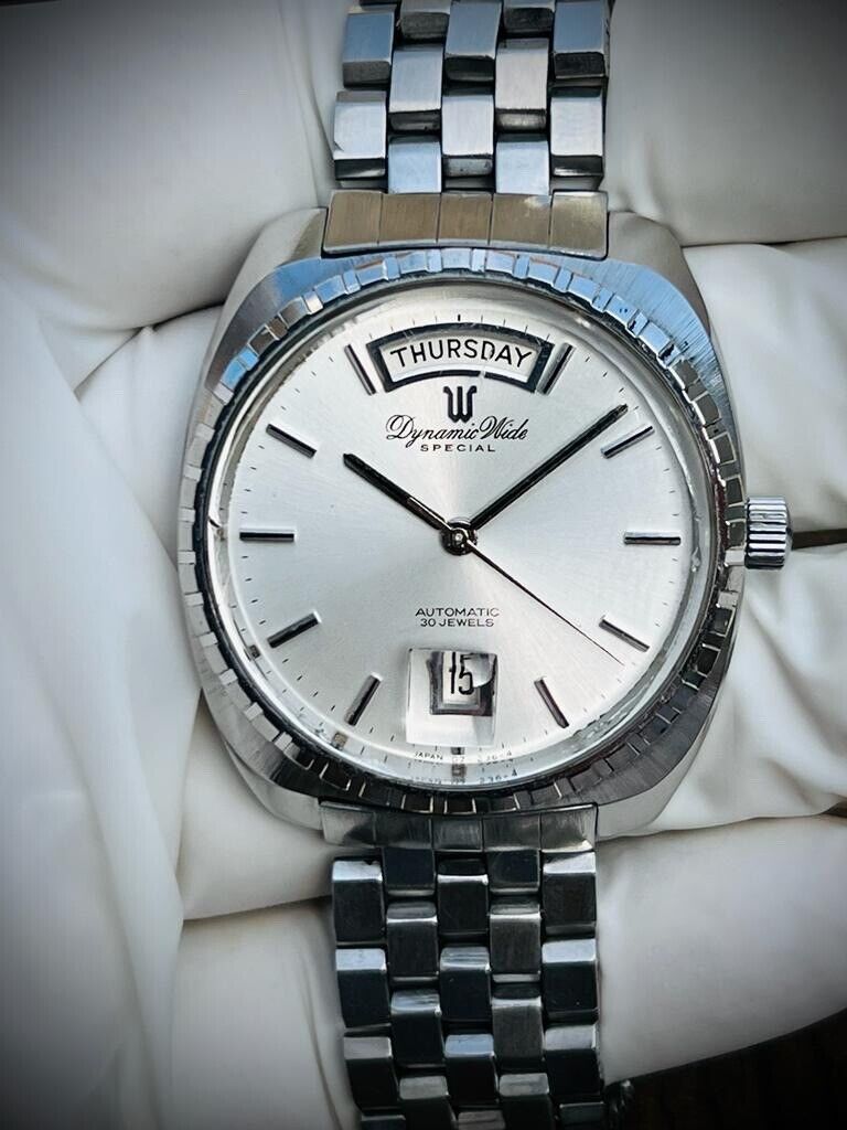 Vintage Ricoh Dynamic Wide Special 30J 37mm Automatic Gents Watch 49802, Japan - Grab A Watch Co