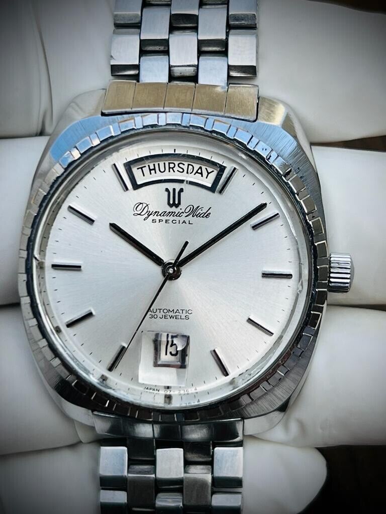 Vintage Ricoh Dynamic Wide Special 30J 37mm Automatic Gents Watch 49802, Japan - Grab A Watch Co