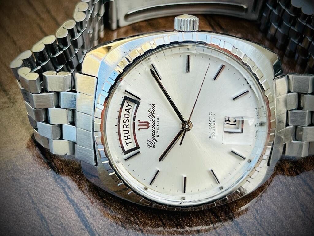Vintage Ricoh Dynamic Wide Special 30J 37mm Automatic Gents Watch 49802, Japan - Grab A Watch Co