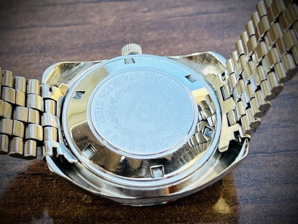 Vintage Ricoh Dynamic Wide Special 30J 37mm Automatic Gents Watch 49802, Japan - Grab A Watch Co