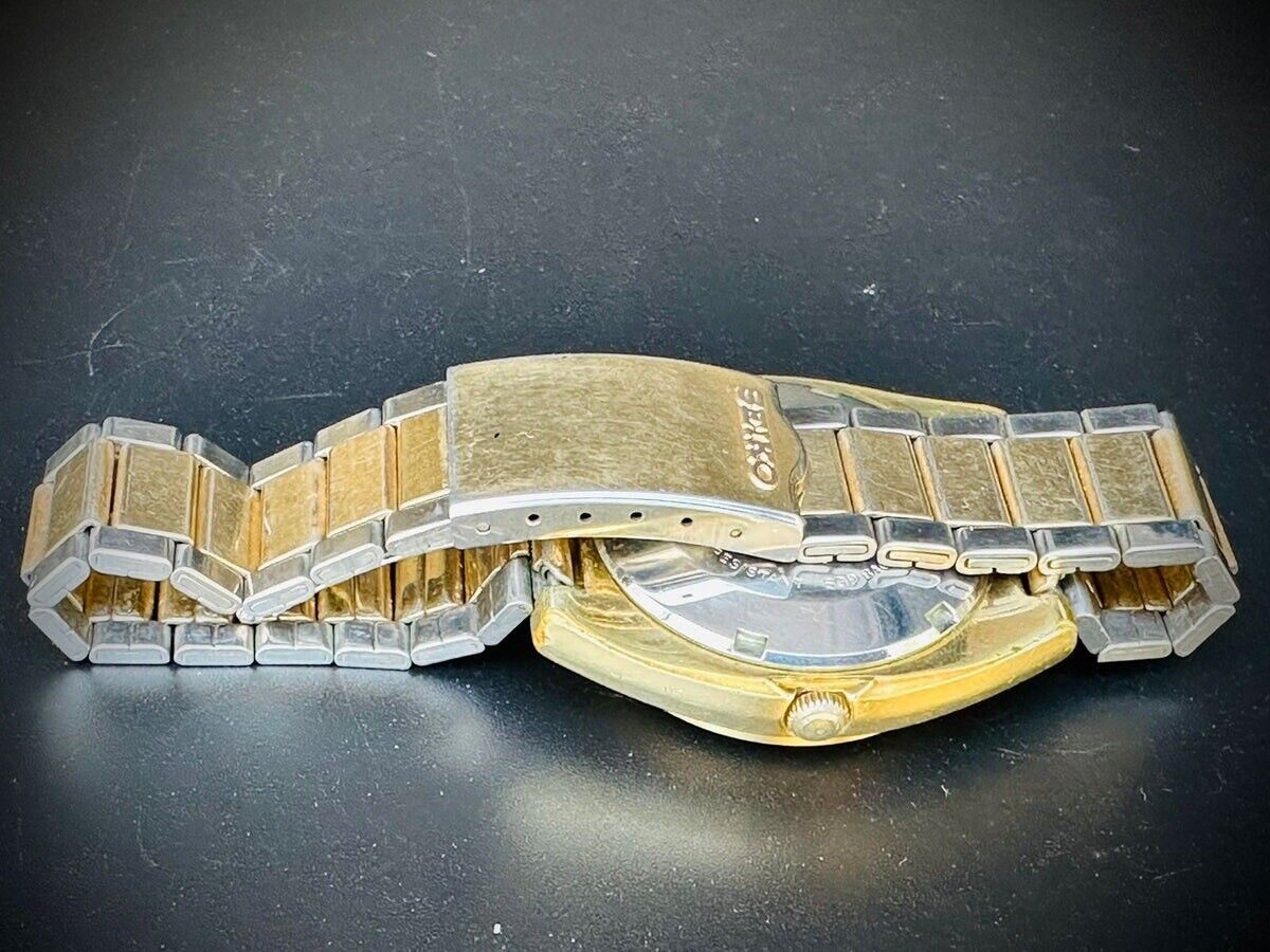 Vintage Seiko 5 Automatic 2/tone Brown Dial 21 Jewels 6319-7000 Japan 38mm - Grab A Watch Co