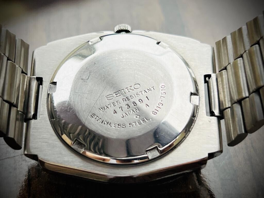 Vintage Seiko 5 Automatic 2/Tone dial 6119-7510 39mm Japan - Grab A Watch Co