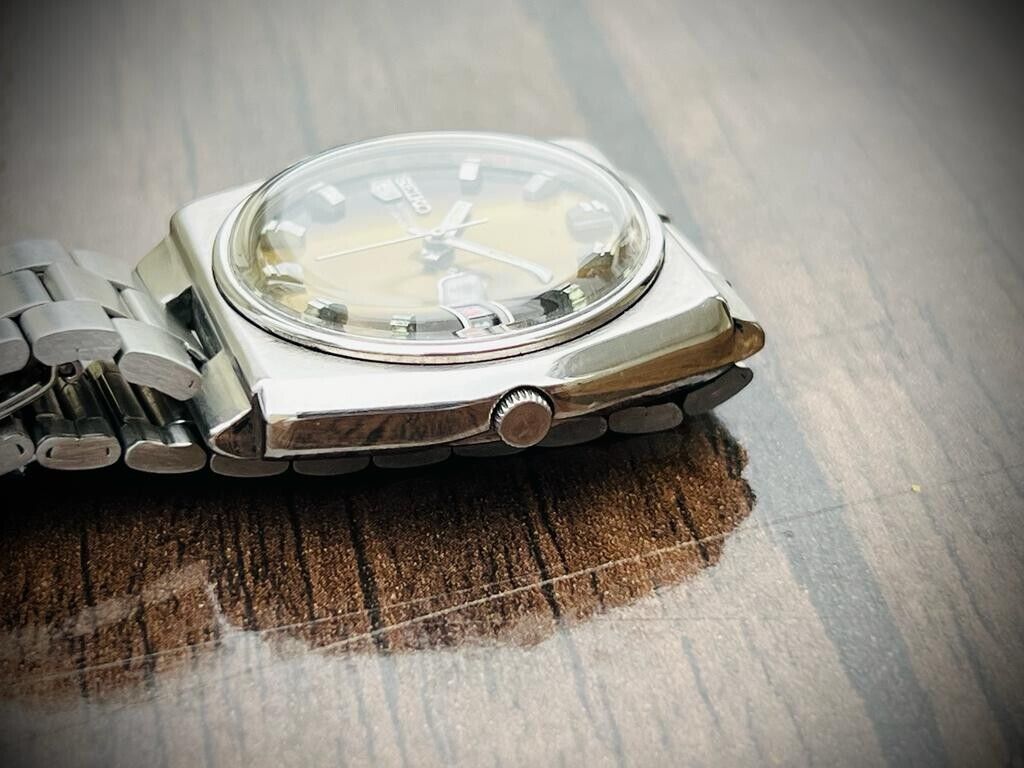 Vintage Seiko 5 Automatic 2/Tone dial 6119-7510 39mm Japan - Grab A Watch Co