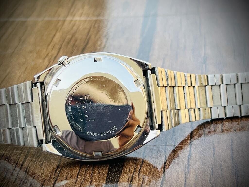 Vintage Seiko 5 Automatic 6309-5220 Japan Made 36mm Gents Watch - Grab A Watch Co