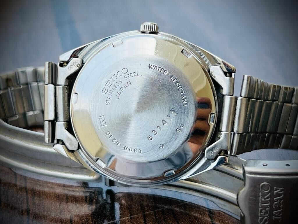 Vintage Seiko 5 Automatic Black Dial 17 Jewels 6309-6240, Japan 34mm - Grab A Watch Co