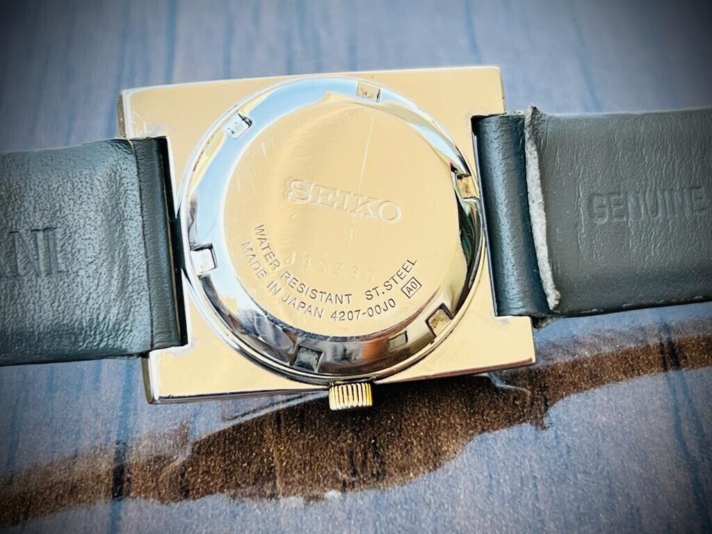 Vintage Seiko 5 Automatic Clean Dial 4207-00J0 Mens Watch 30mm - Grab A Watch Co