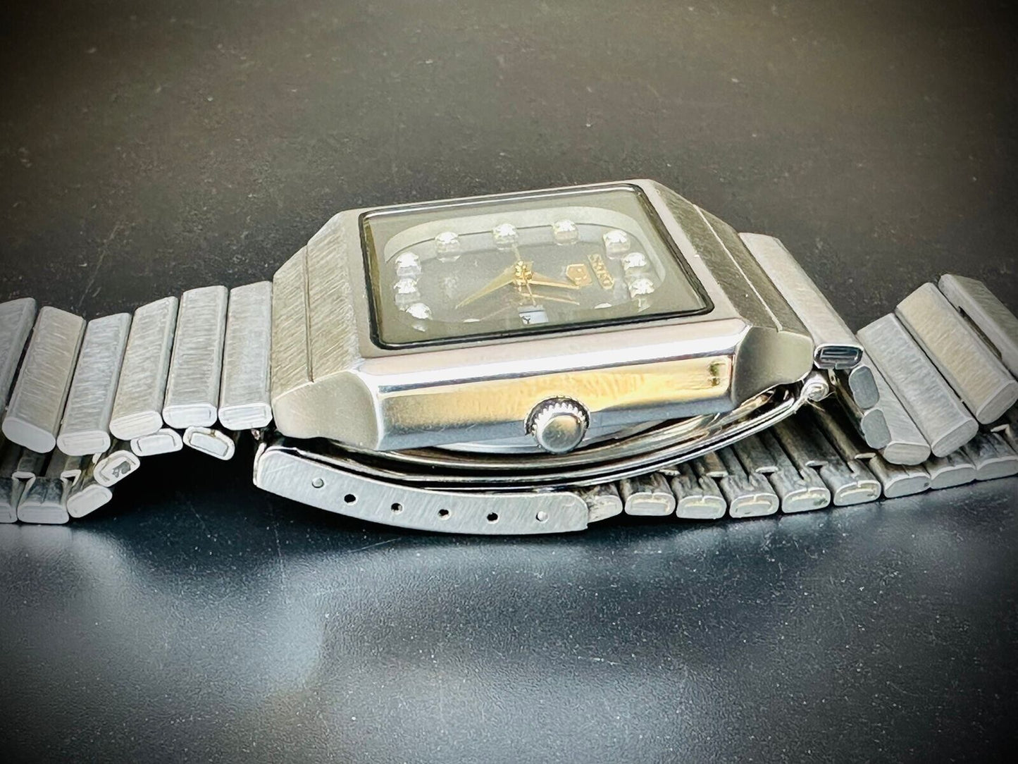 Vintage Seiko 5 Automatic Diamond Dial, 6349-5030, 36mm, Mens Watch, Japan Made - Grab A Watch Co