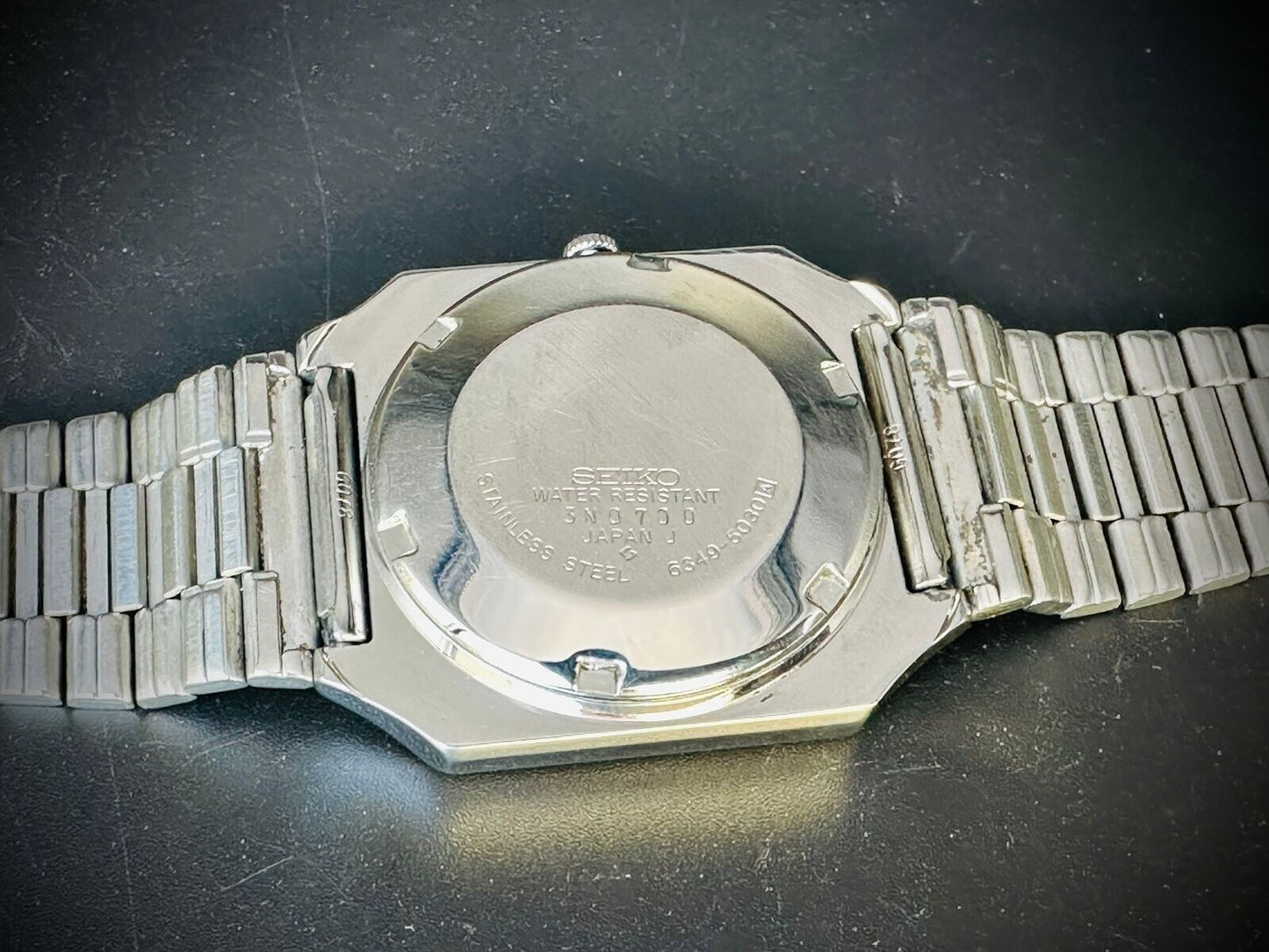Vintage Seiko 5 Automatic Diamond Dial, 6349-5030, 36mm, Mens Watch, Japan Made - Grab A Watch Co