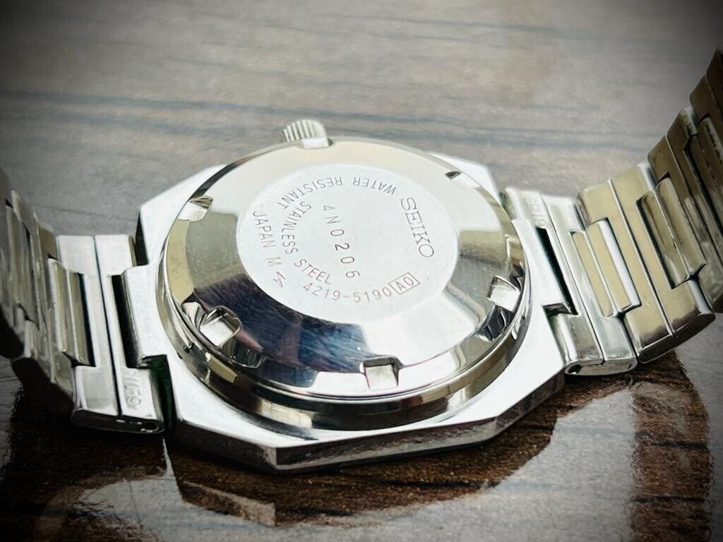 Vintage Seiko 5 Automatic Grey Dial 4219-5190 Japan Made 31mm - Grab A Watch Co