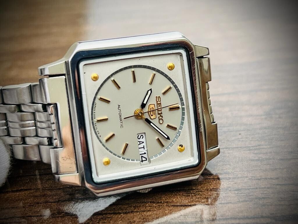 Vintage Seiko 5 Automatic Rare Model 6309-546A, Japan 35mm - Grab A Watch Co