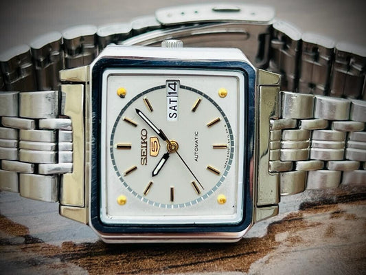 Vintage Seiko 5 Automatic Rare Model 6309-546A, Japan 35mm - Grab A Watch Co