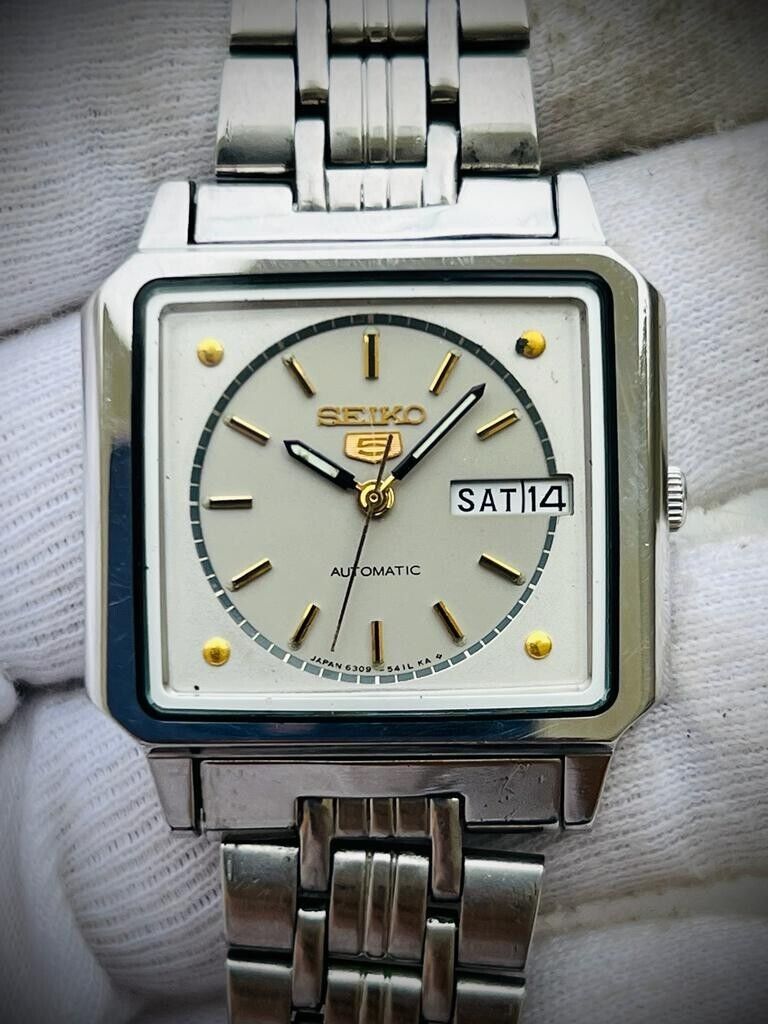 Vintage Seiko 5 Automatic Rare Model 6309-546A, Japan 35mm - Grab A Watch Co