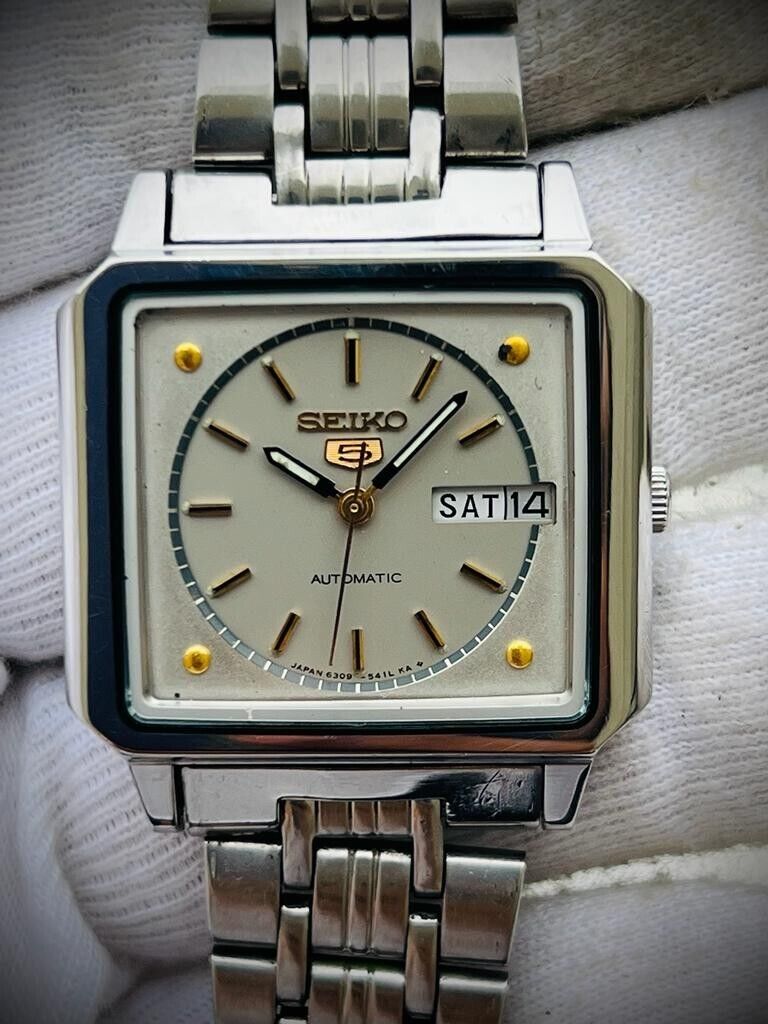 Vintage Seiko 5 Automatic Rare Model 6309-546A, Japan 35mm - Grab A Watch Co