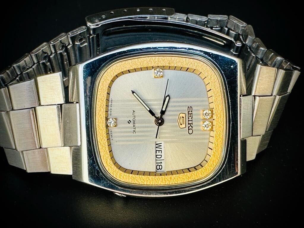 Vintage Seiko 5 Automatic Ref: 6309/5180 Made in Japan 35mm - Grab A Watch Co