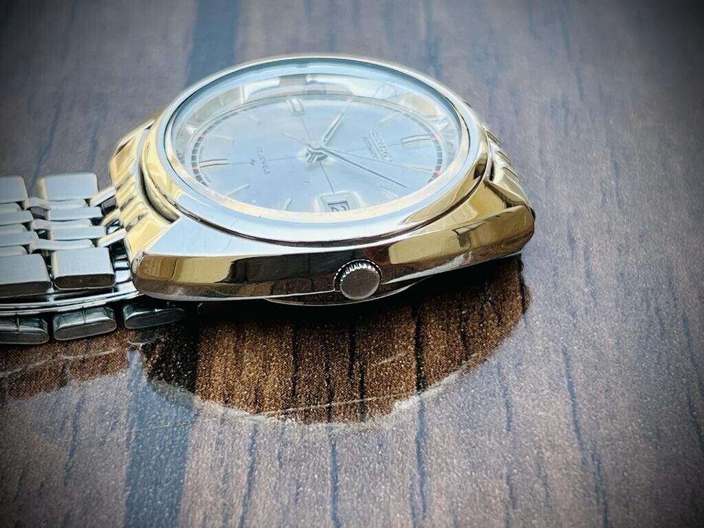 Vintage Seiko 5 Special Dial 17 Jewels Automatic 7005-7100 Mens Watch, Japan - Grab A Watch Co