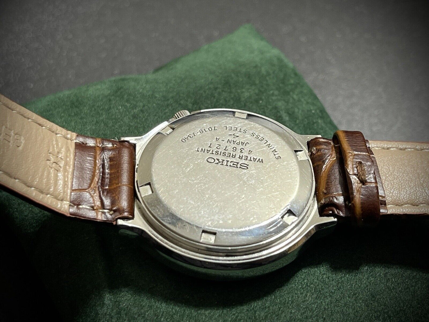 Vintage Seiko Advan 7019-7340 Sapphire Automatic Mens Watch, Japan Made - Grab A Watch Co