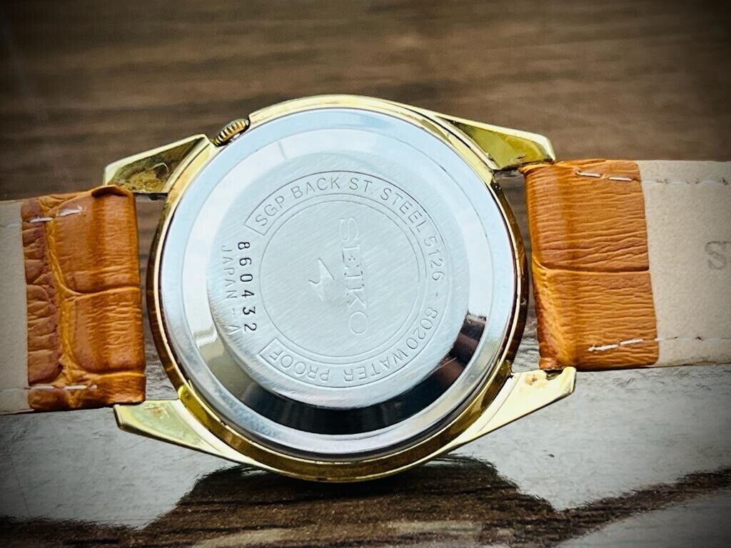Vintage Seiko Automatic 21 Jewels Gents Watch 37mm Japan 5126-8020, Perfect - Grab A Watch Co