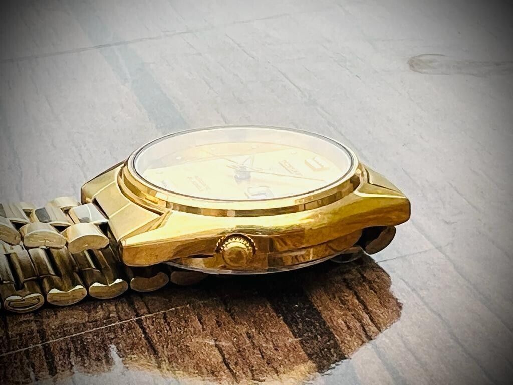 Vintage Seiko Automatic All Gold 7s26-6000 Men’s Watch 35mm, Japan Made - Grab A Watch Co