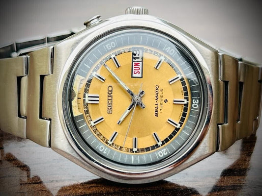 Vintage Seiko Bell-Matic 39mm 4006-6040 Gents Watch, Japan made - Grab A Watch Co