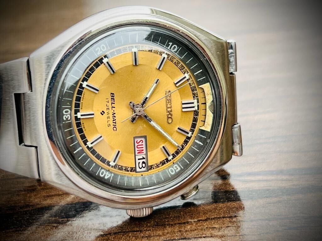 Vintage Seiko Bell-Matic 39mm 4006-6040 Gents Watch, Japan made - Grab A Watch Co