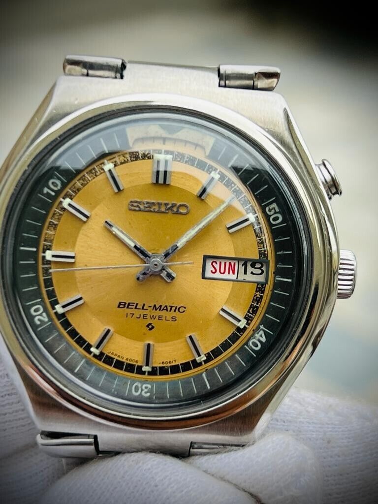 Vintage Seiko Bell-Matic 39mm 4006-6040 Gents Watch, Japan made - Grab A Watch Co