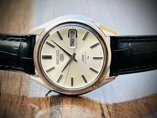 Vintage Seiko DX Automatic 37mm 27 Jewels Gents Watch, Japan made 5139-7020 - Grab A Watch Co