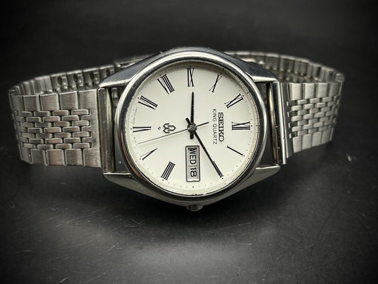 Vintage Seiko King Quartz 37mm 4823-8000 Gents Watch, Japan made - Grab A Watch Co